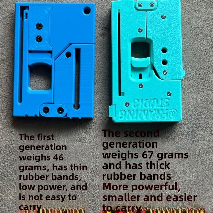 Outdoor Hunting Equipment - Magic Pivot Cardboard Slingshot 3D Printed