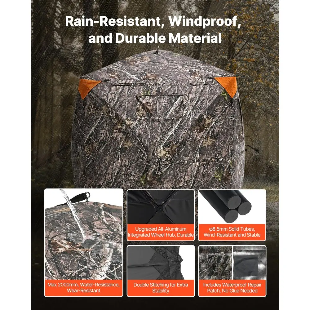 270° Degree See-Through Pop-Up - Hunting Blind Fabric recension och pris