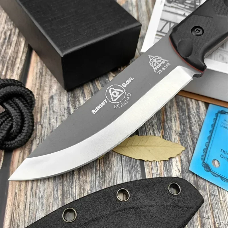 Portable D2 Steel Fixed Blade  - Knife Hunting Fixed Blade recension och pris