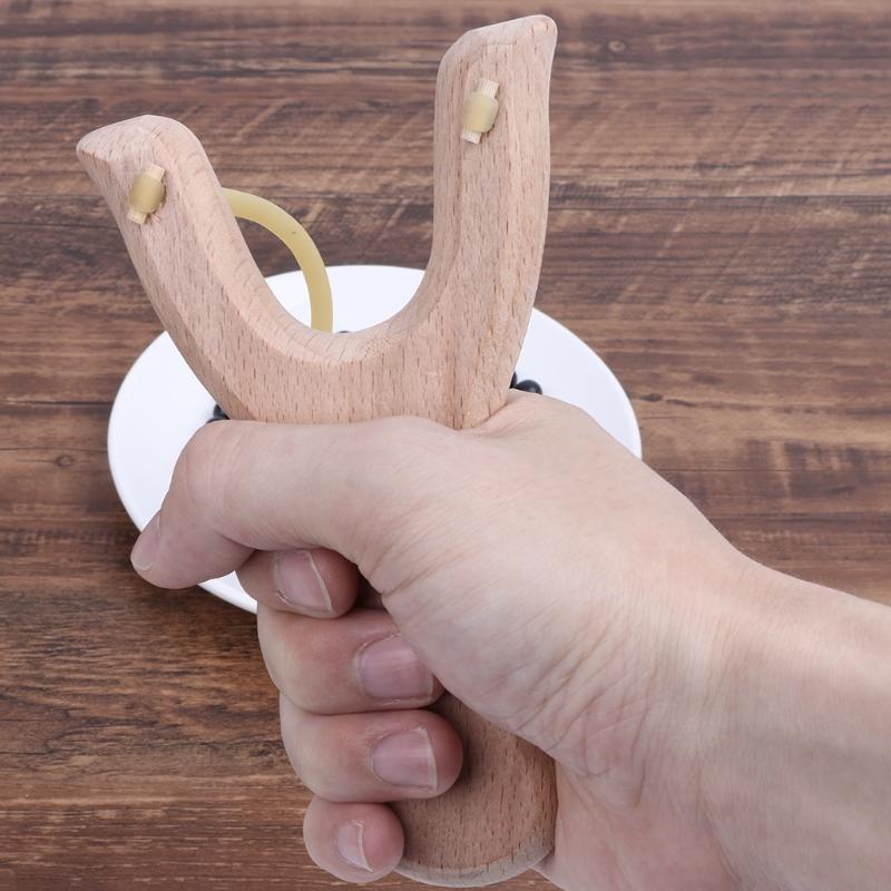 Natural Wooden With Rubber Ban - Outdoor Hunting Launcher recension och pris