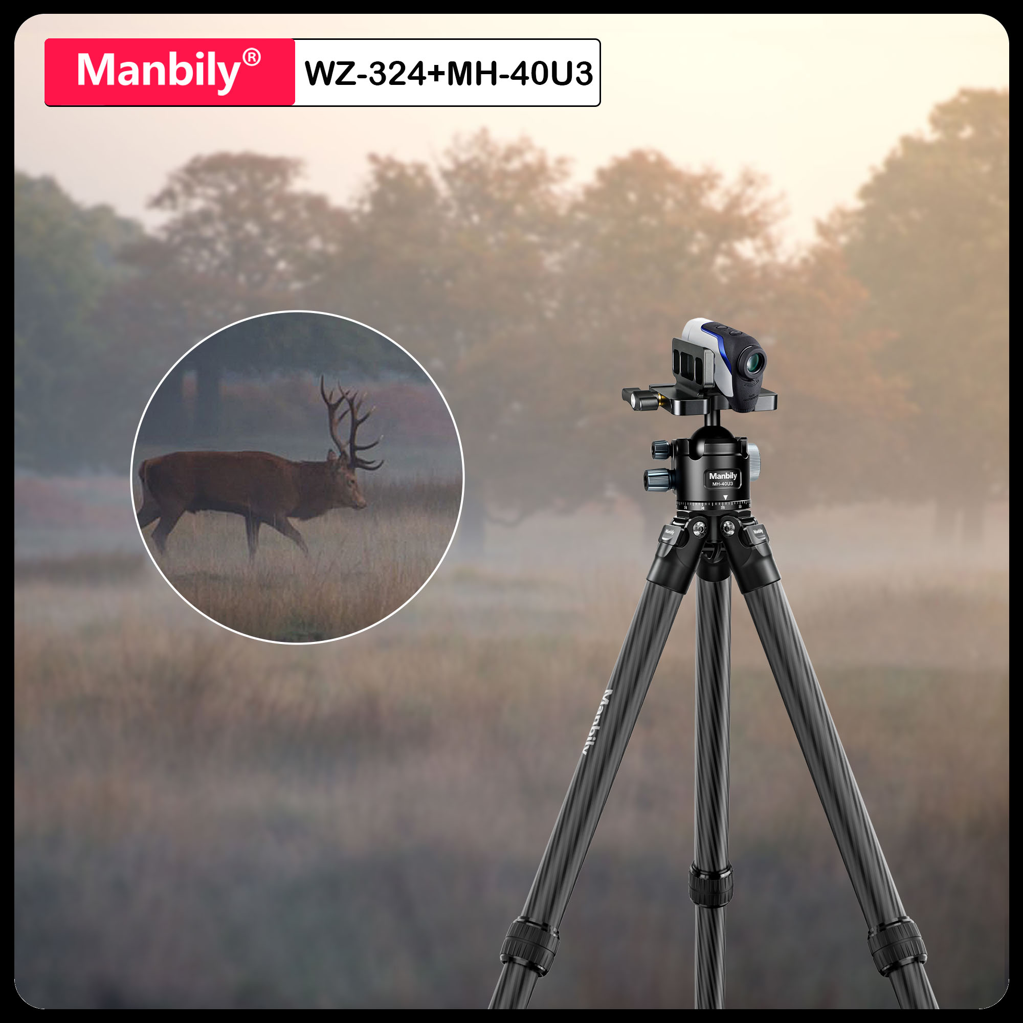 Manbily WZ-324 with 40mm Ballh - Outdoor Hunting Videos recension och pris
