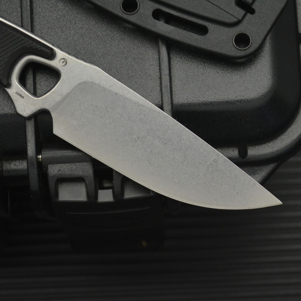 2048 EDC Straight Knife Black  - Knife Hunting Fixed Blade recension och pris