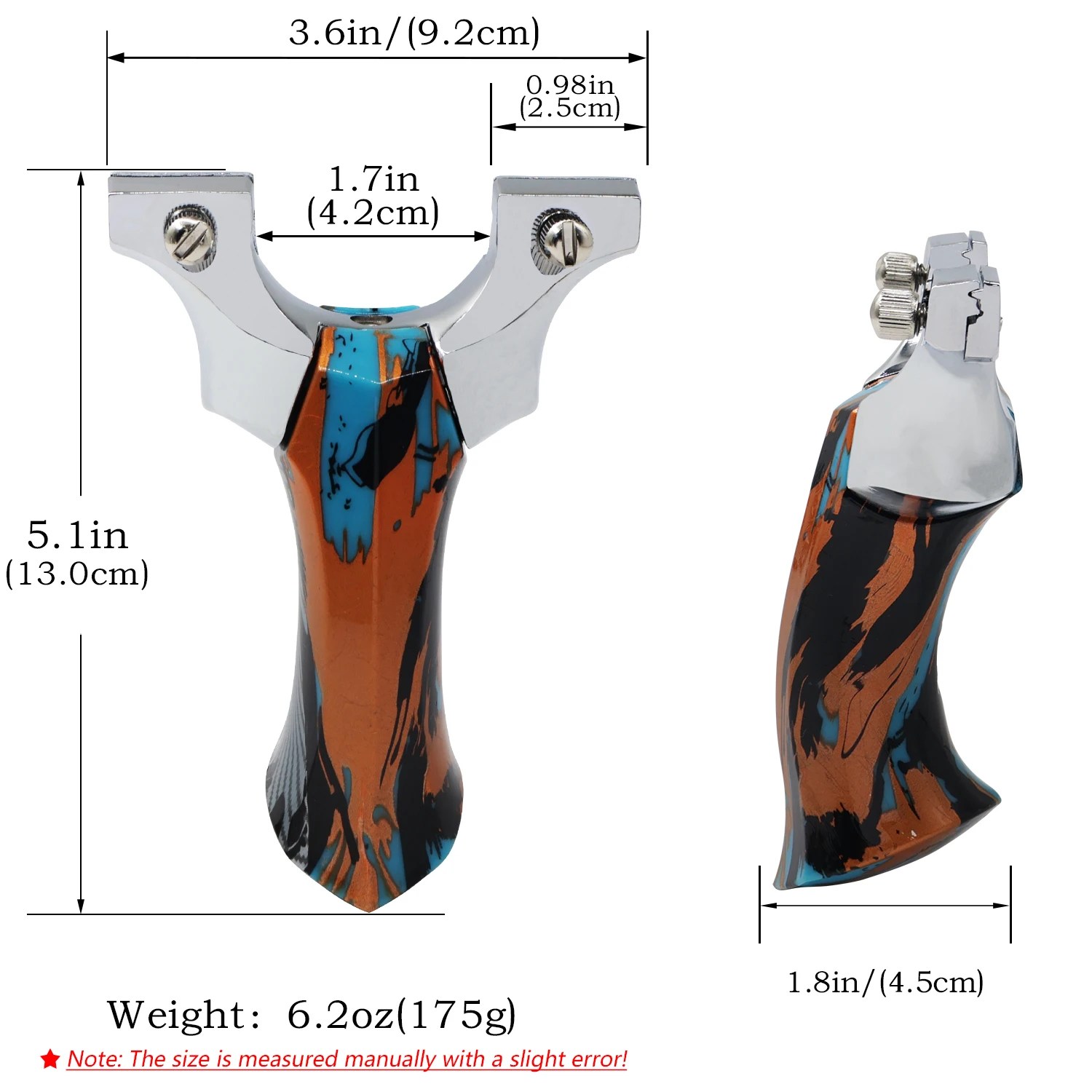 Aluminum Alloy Slingshot Wood  - Outdoor Hunting Launcher recension och pris