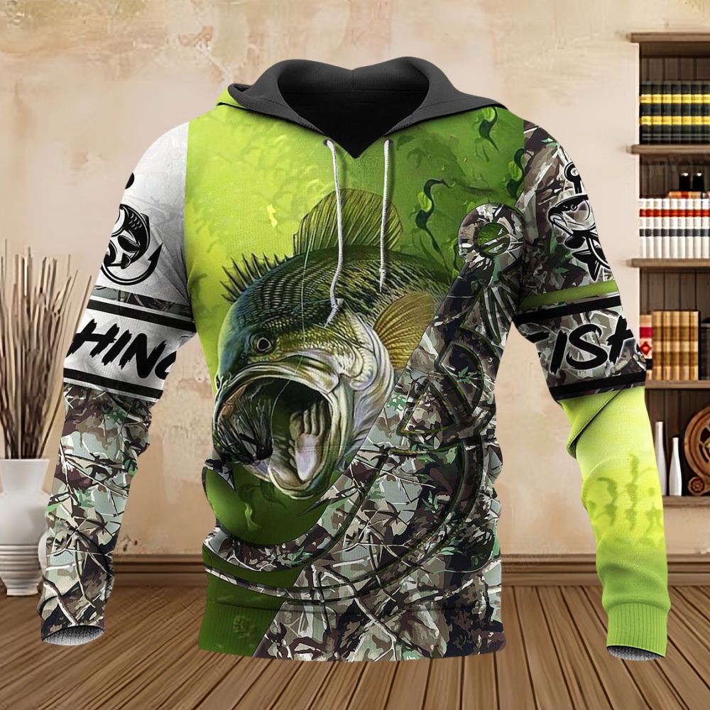 Wild Fishing Print 3D Casual H - Wildman Hunting & Outdoor Vanderbijlpark recension och pris